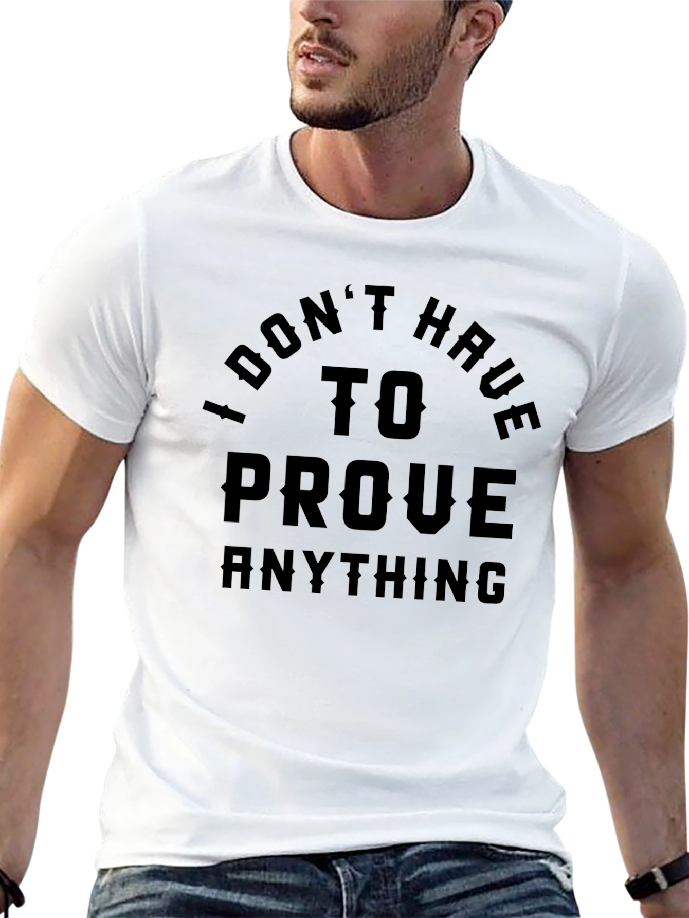Camiseta Negra: No Tengo Que Probar Nada