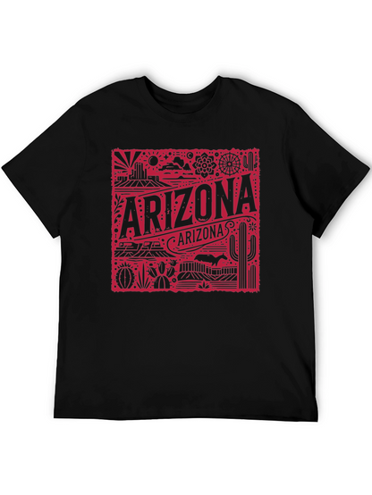 Camiseta Negra Arizona Retro
