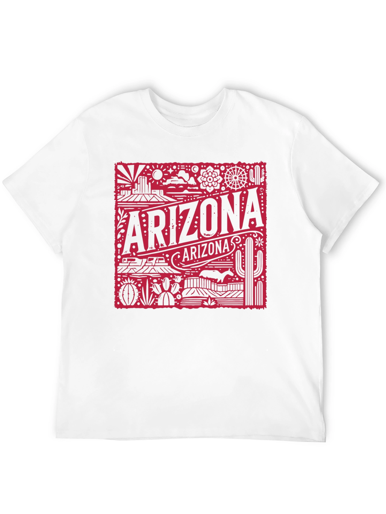 Camiseta Negra Arizona Retro