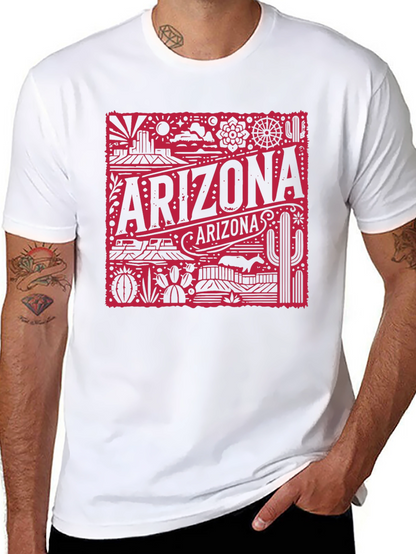 Camiseta Negra Arizona Retro