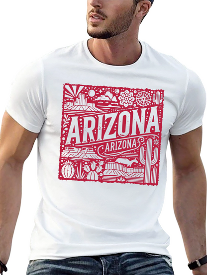 Camiseta Negra Arizona Retro