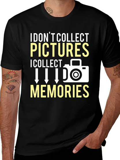 Camiseta Fotógrafo: Colecciono Recuerdos No Fotos