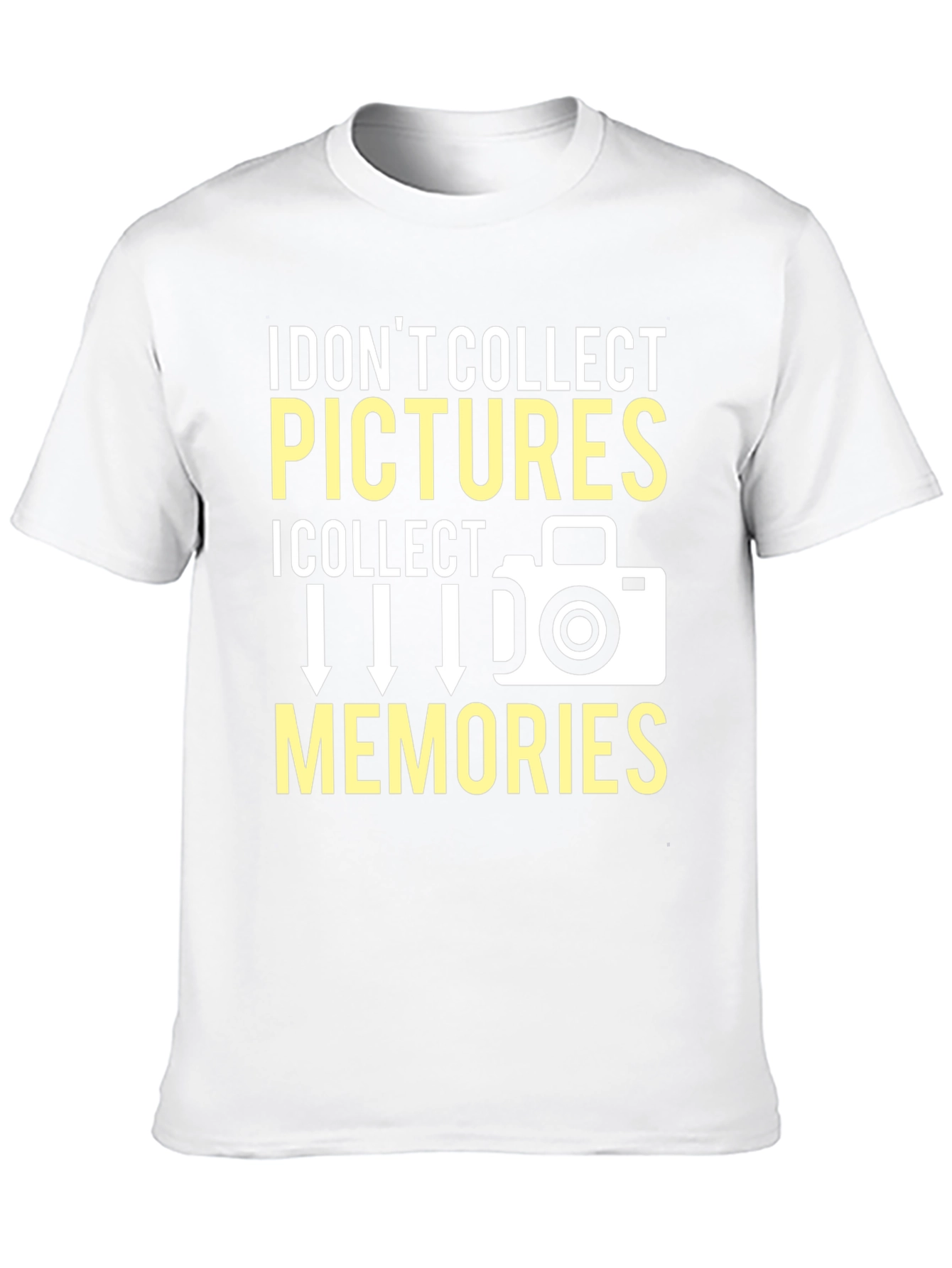 Camiseta Fotógrafo: Colecciono Recuerdos No Fotos