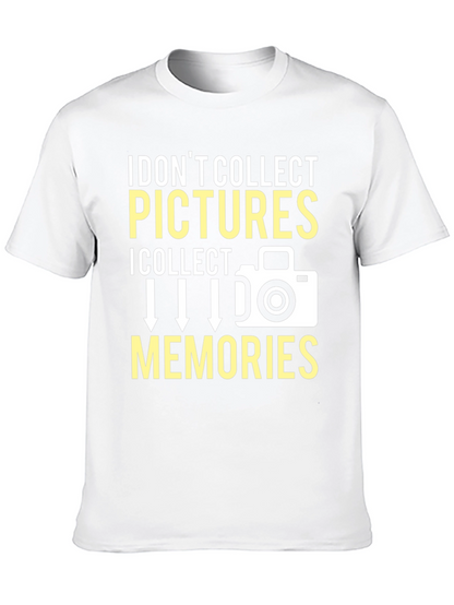 Camiseta Fotógrafo: Colecciono Recuerdos No Fotos