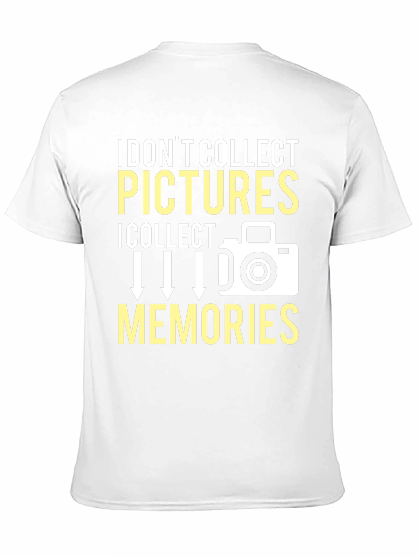 Camiseta Fotógrafo: Colecciono Recuerdos No Fotos