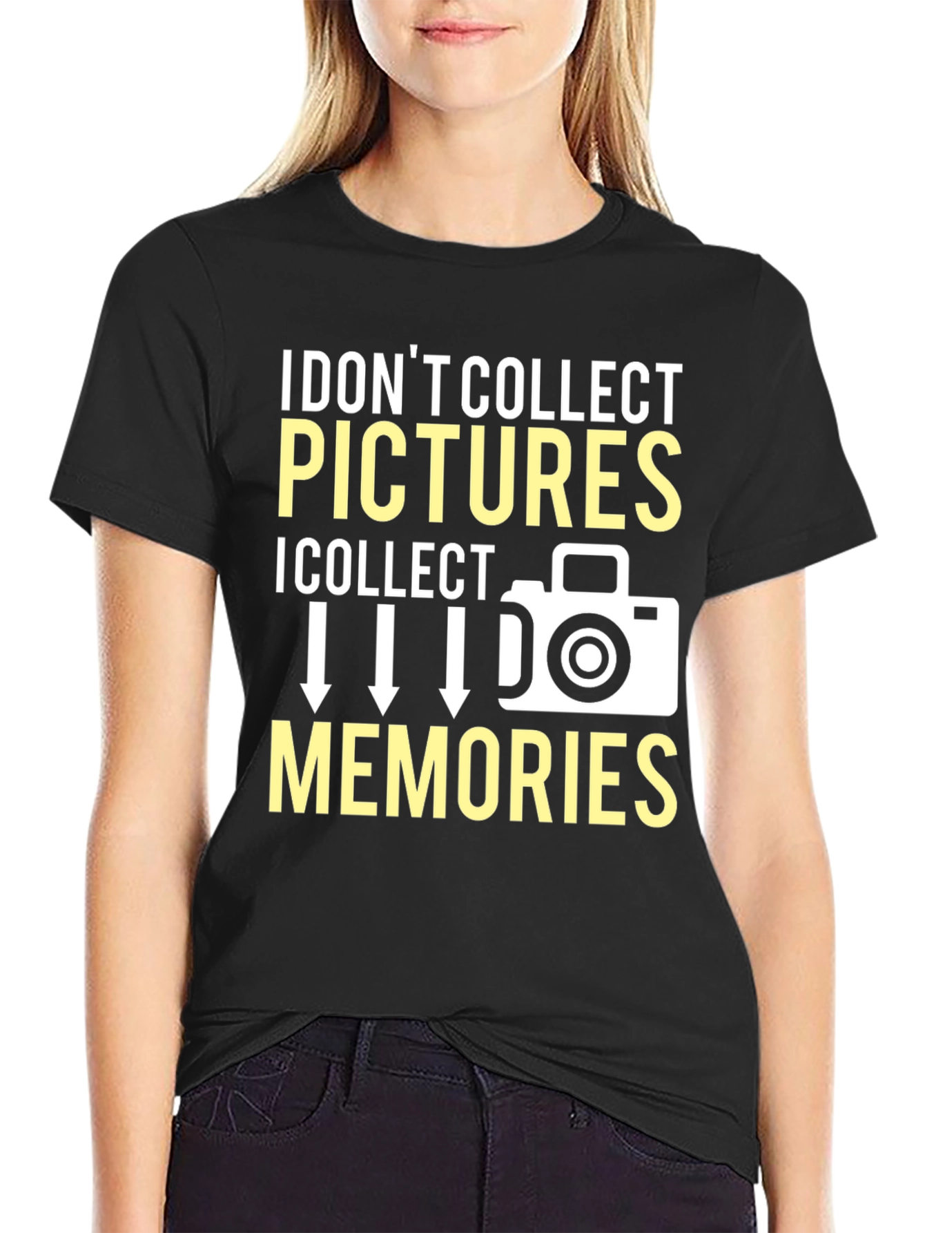 Camiseta Fotógrafo: Colecciono Recuerdos No Fotos