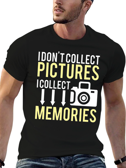 Camiseta Fotógrafo: Colecciono Recuerdos No Fotos