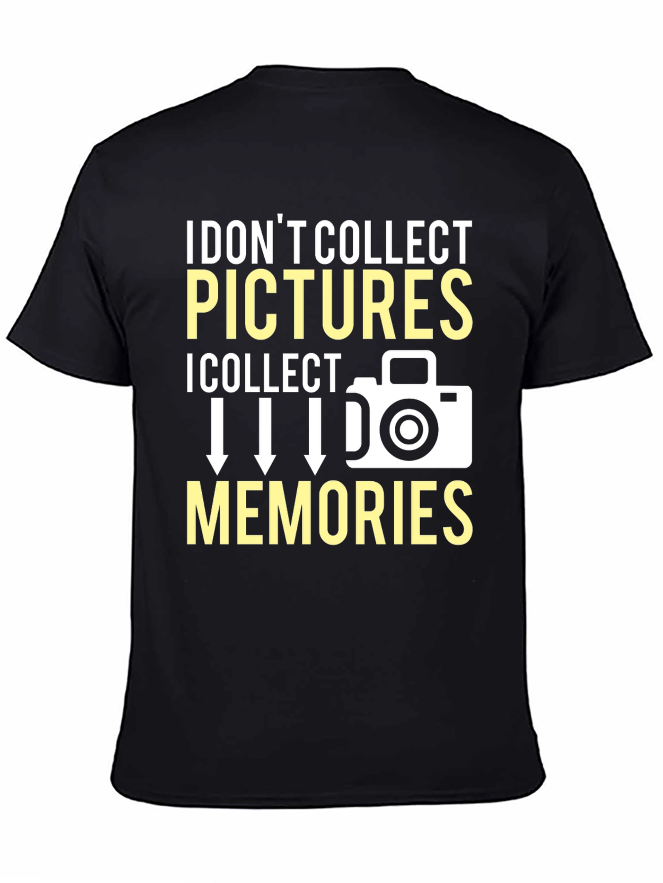 Camiseta Fotógrafo: Colecciono Recuerdos No Fotos