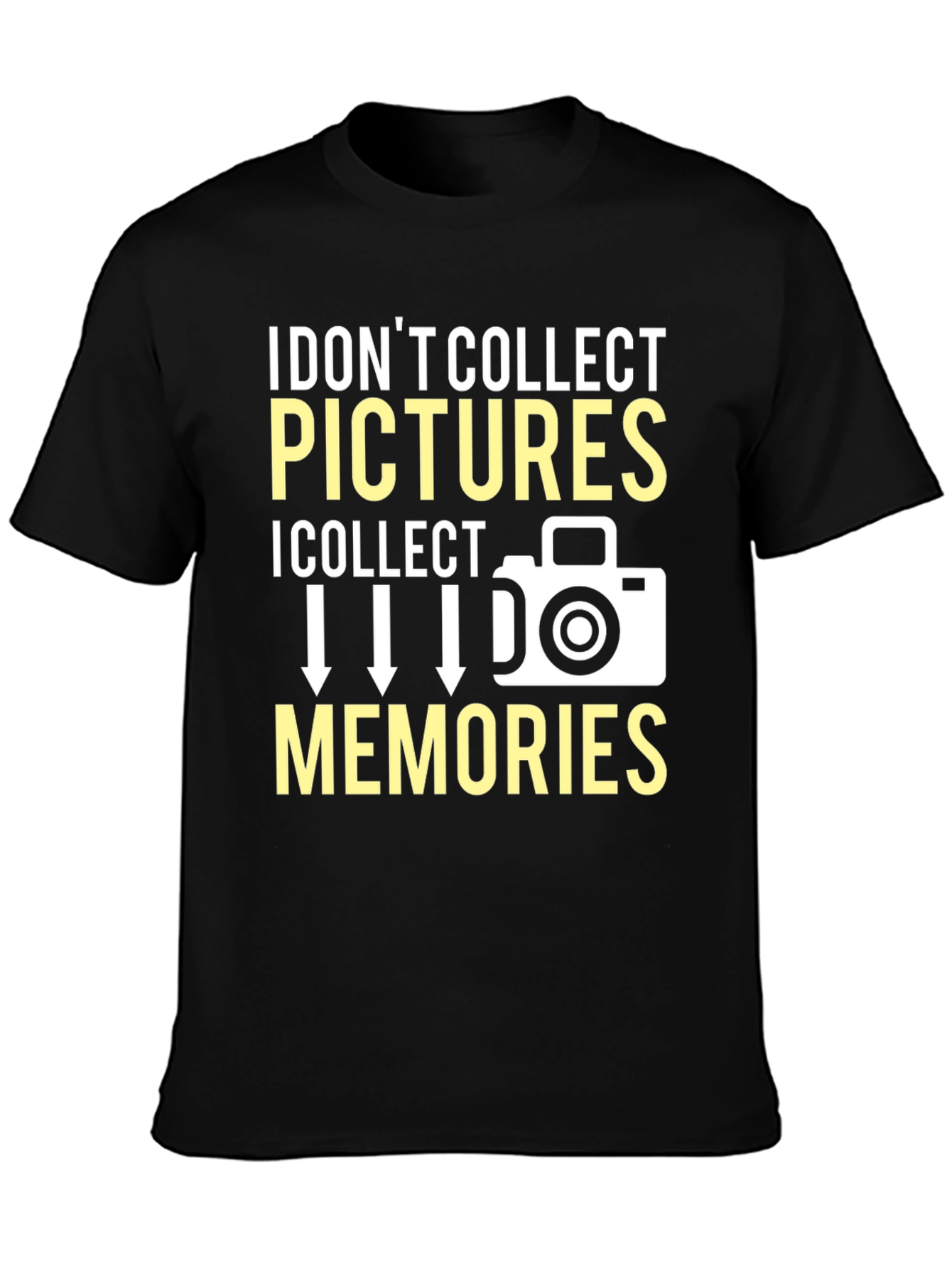 Camiseta Fotógrafo: Colecciono Recuerdos No Fotos