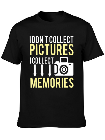 Camiseta Fotógrafo: Colecciono Recuerdos No Fotos