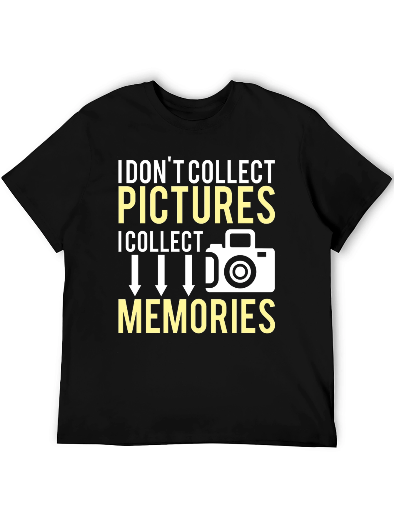 Camiseta Fotógrafo: Colecciono Recuerdos No Fotos