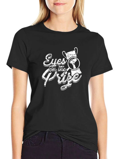 Camiseta Negra Ojos en el Premio para Triunfadores
