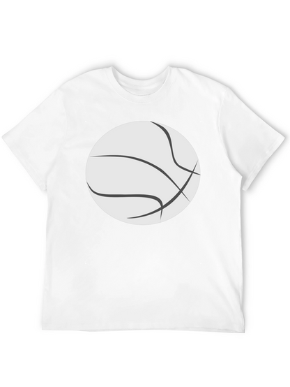 Camiseta Negra con Diseño de Baloncesto