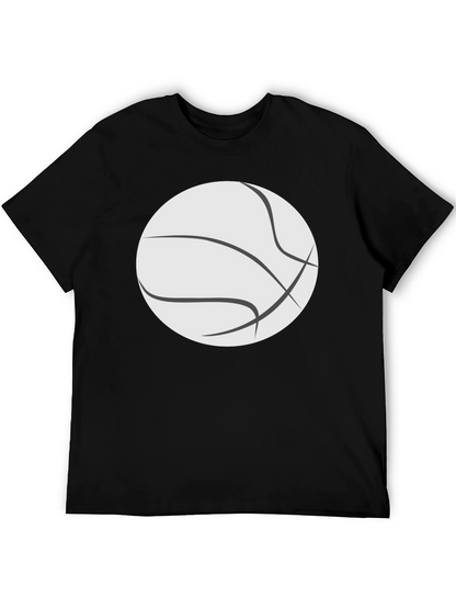 Camiseta Negra con Diseño de Baloncesto