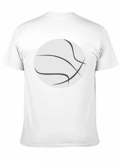Camiseta Negra con Diseño de Baloncesto