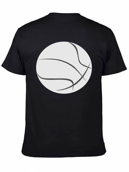 Camiseta Negra con Diseño de Baloncesto