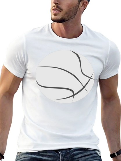 Camiseta Negra con Diseño de Baloncesto