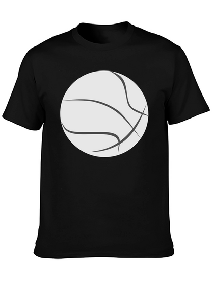 Camiseta Negra con Diseño de Baloncesto