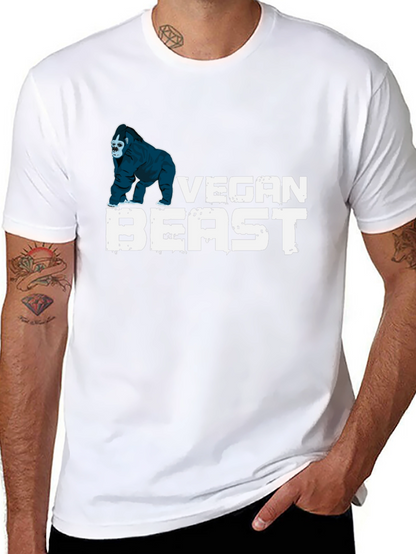 Camiseta Negra Vegan Beast
