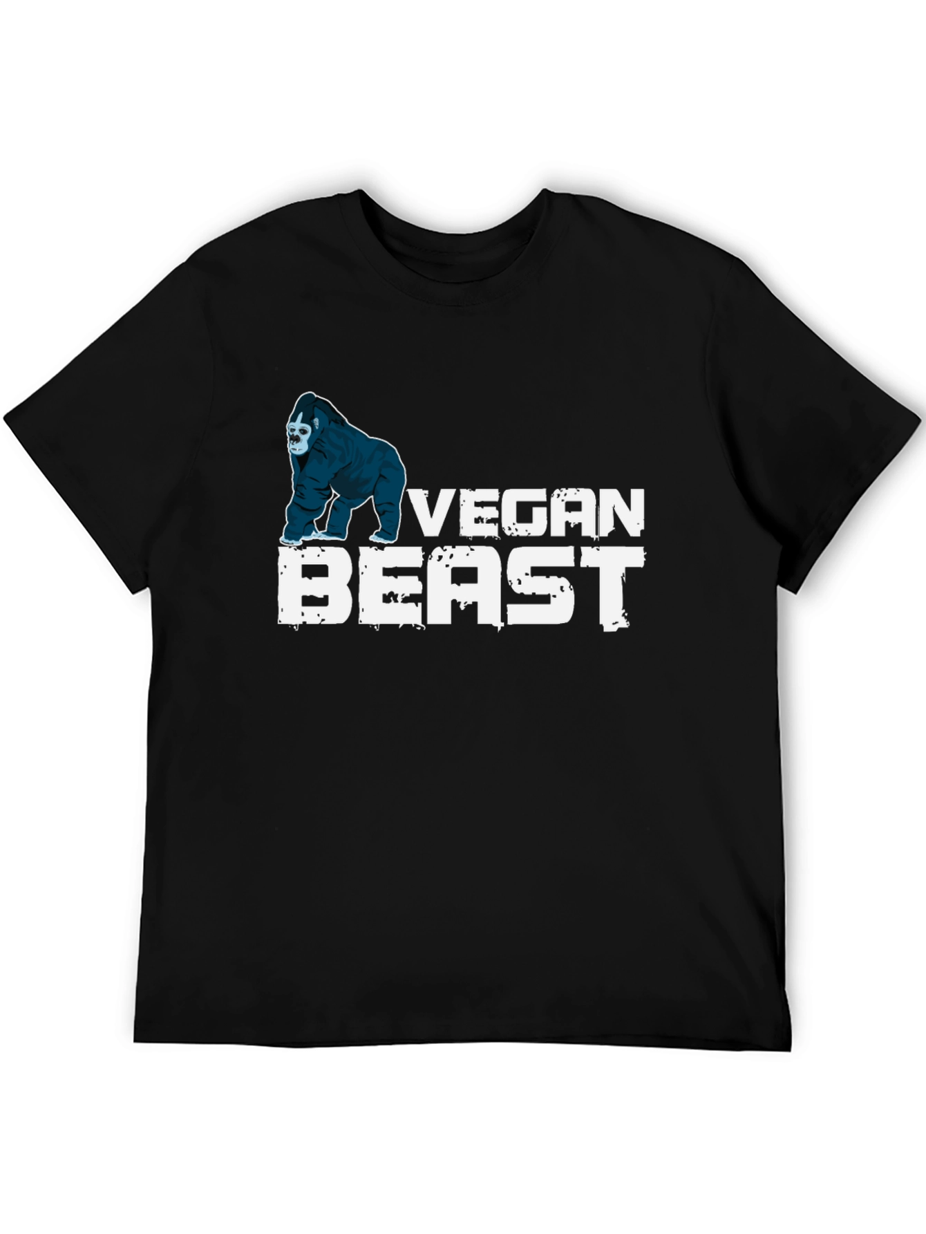 Camiseta Negra Vegan Beast