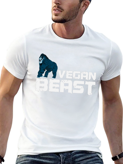 Camiseta Negra Vegan Beast