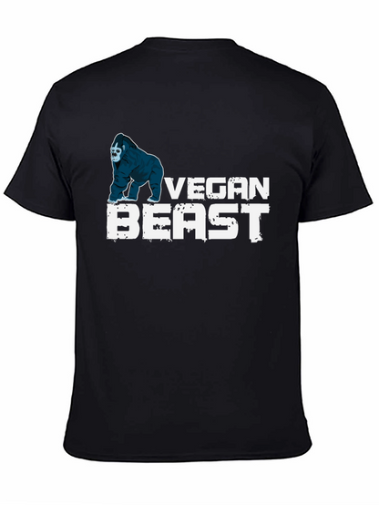 Camiseta Negra Vegan Beast