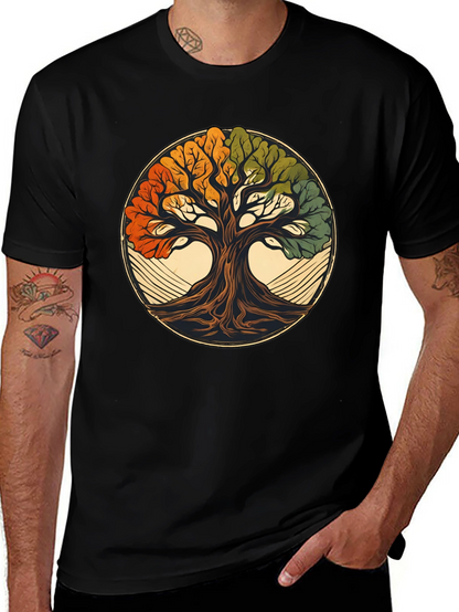Camiseta Negra Árbol de la Vida