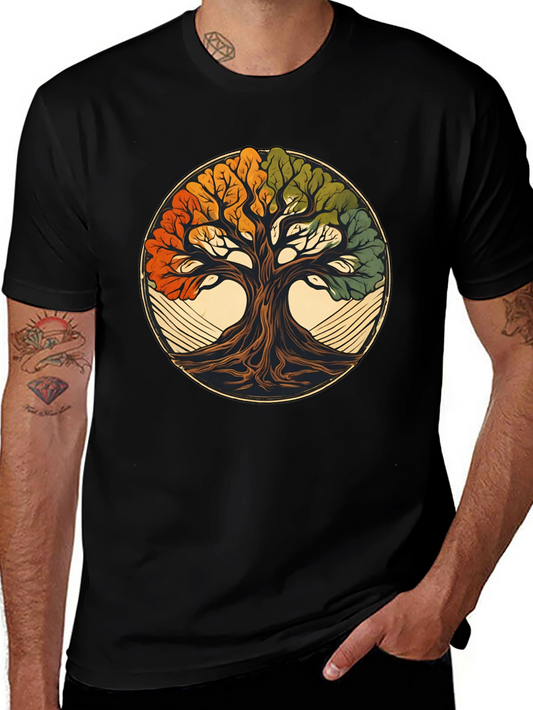 Camiseta Negra Árbol de la Vida