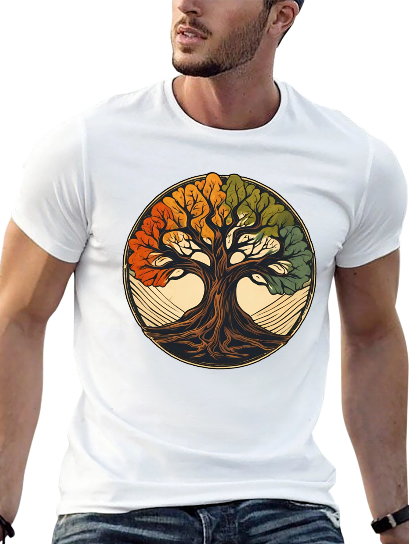 Camiseta Negra Árbol de la Vida
