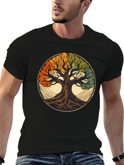 Camiseta Negra Árbol de la Vida