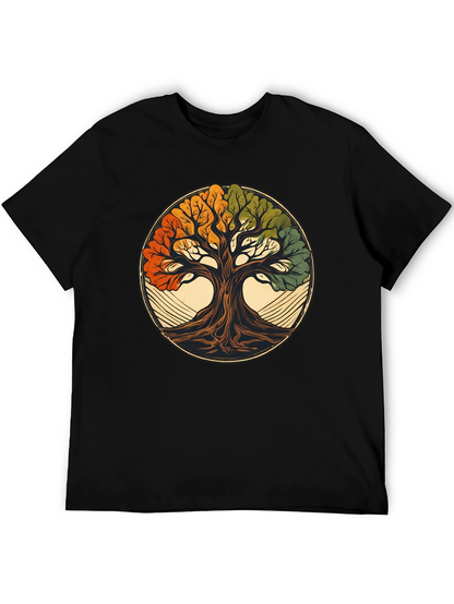 Camiseta Negra Árbol de la Vida