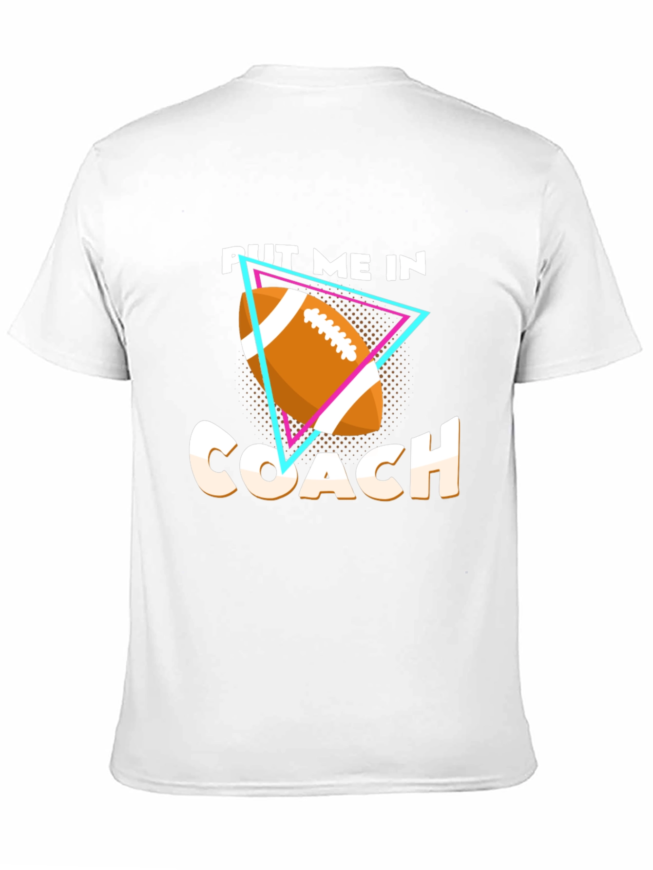 Camiseta Negra ¡Ponme Entrenador! Fútbol Americano