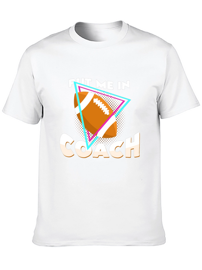 Camiseta Negra ¡Ponme Entrenador! Fútbol Americano
