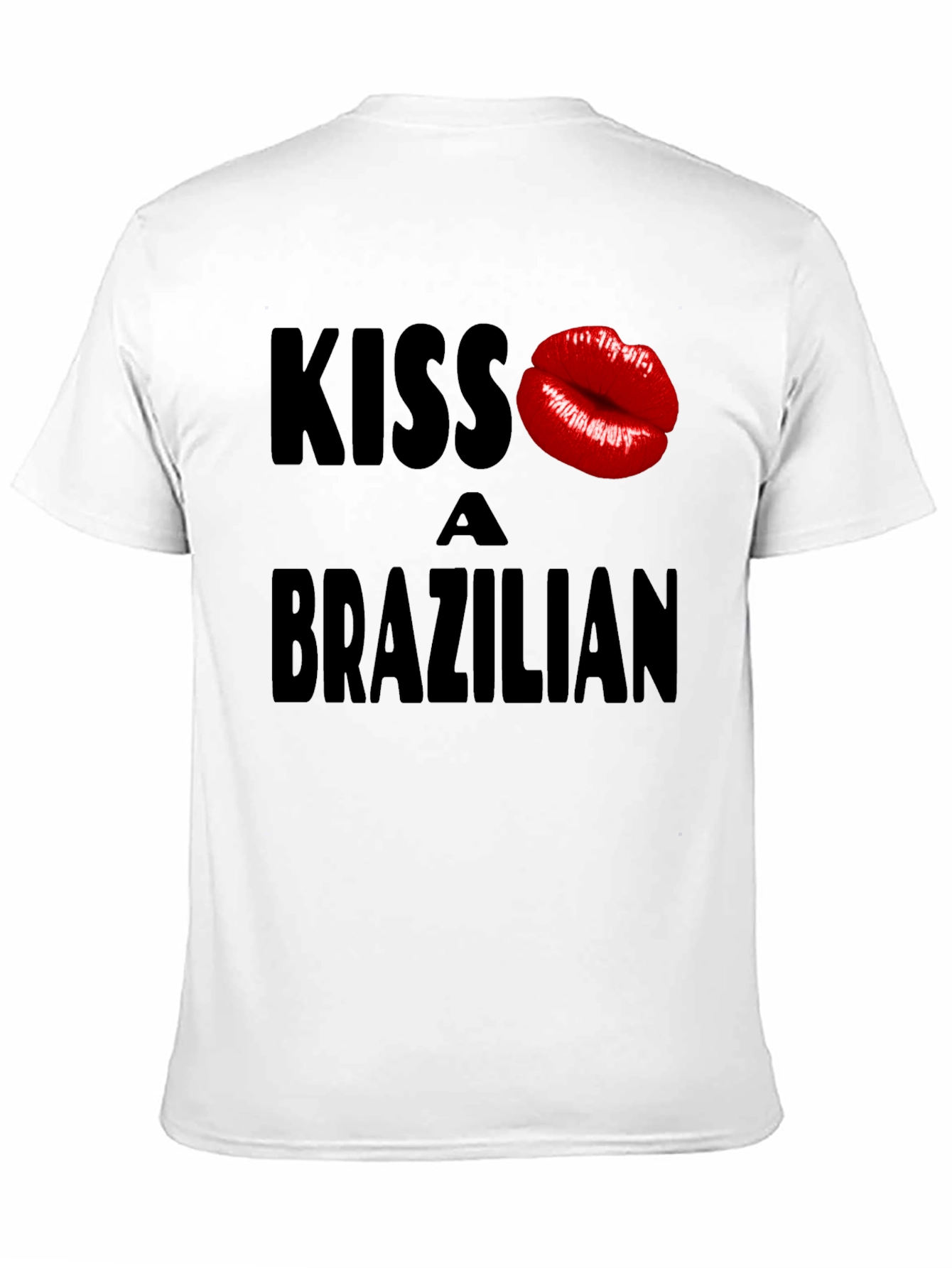 Camiseta Negra Kiss a Brazilian - Diseño Atrevido
