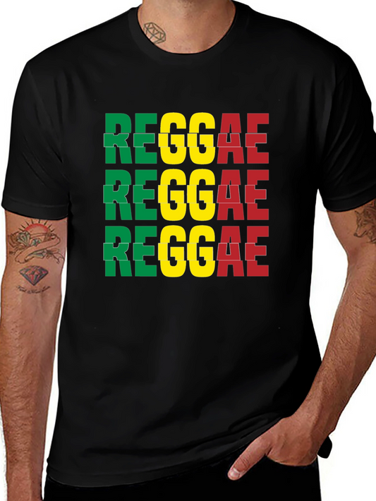 Camiseta Reggae para Hombre - Diseño Llamativo