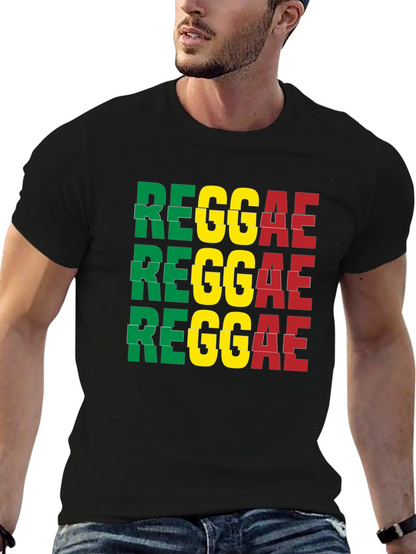 Camiseta Reggae para Hombre - Diseño Llamativo