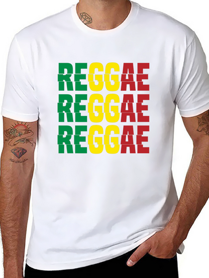 Camiseta Reggae para Hombre - Diseño Llamativo