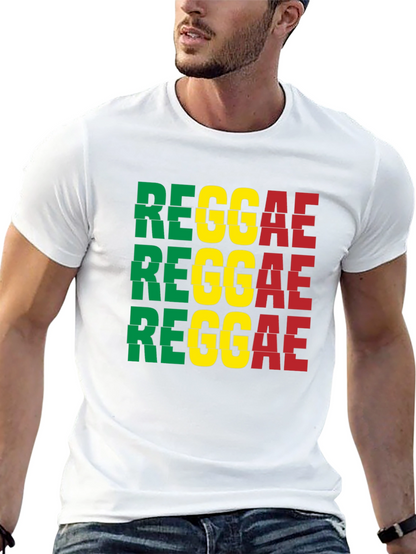 Camiseta Reggae para Hombre - Diseño Llamativo