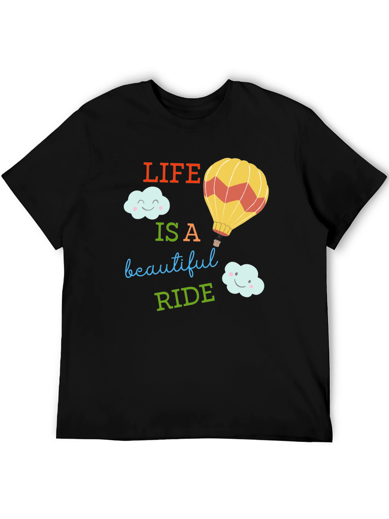 Camiseta Negra: La Vida es un Hermoso Viaje