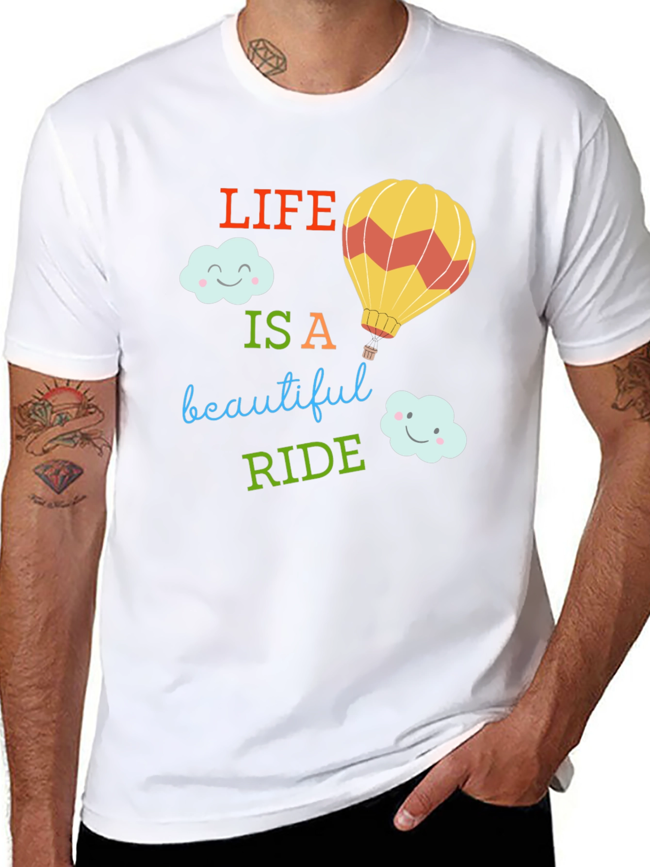 Camiseta Negra: La Vida es un Hermoso Viaje