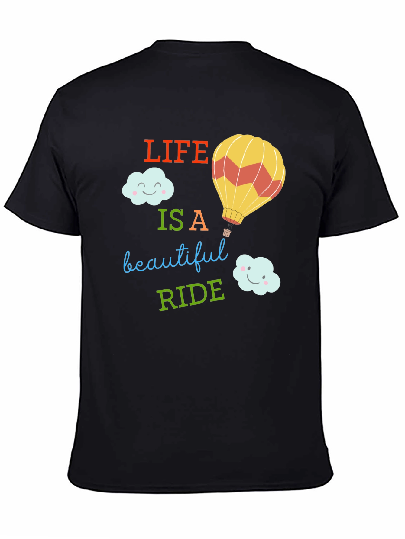 Camiseta Negra: La Vida es un Hermoso Viaje