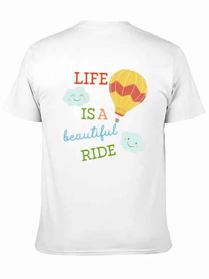 Camiseta Negra: La Vida es un Hermoso Viaje