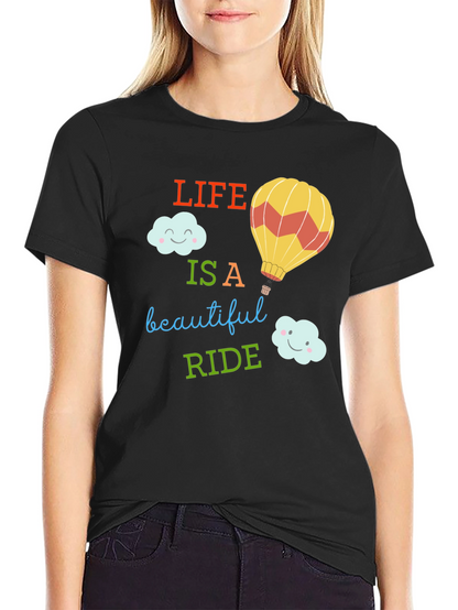 Camiseta Negra: La Vida es un Hermoso Viaje