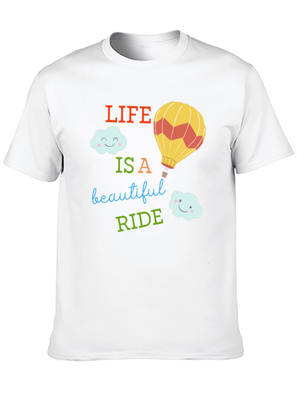 Camiseta Negra: La Vida es un Hermoso Viaje