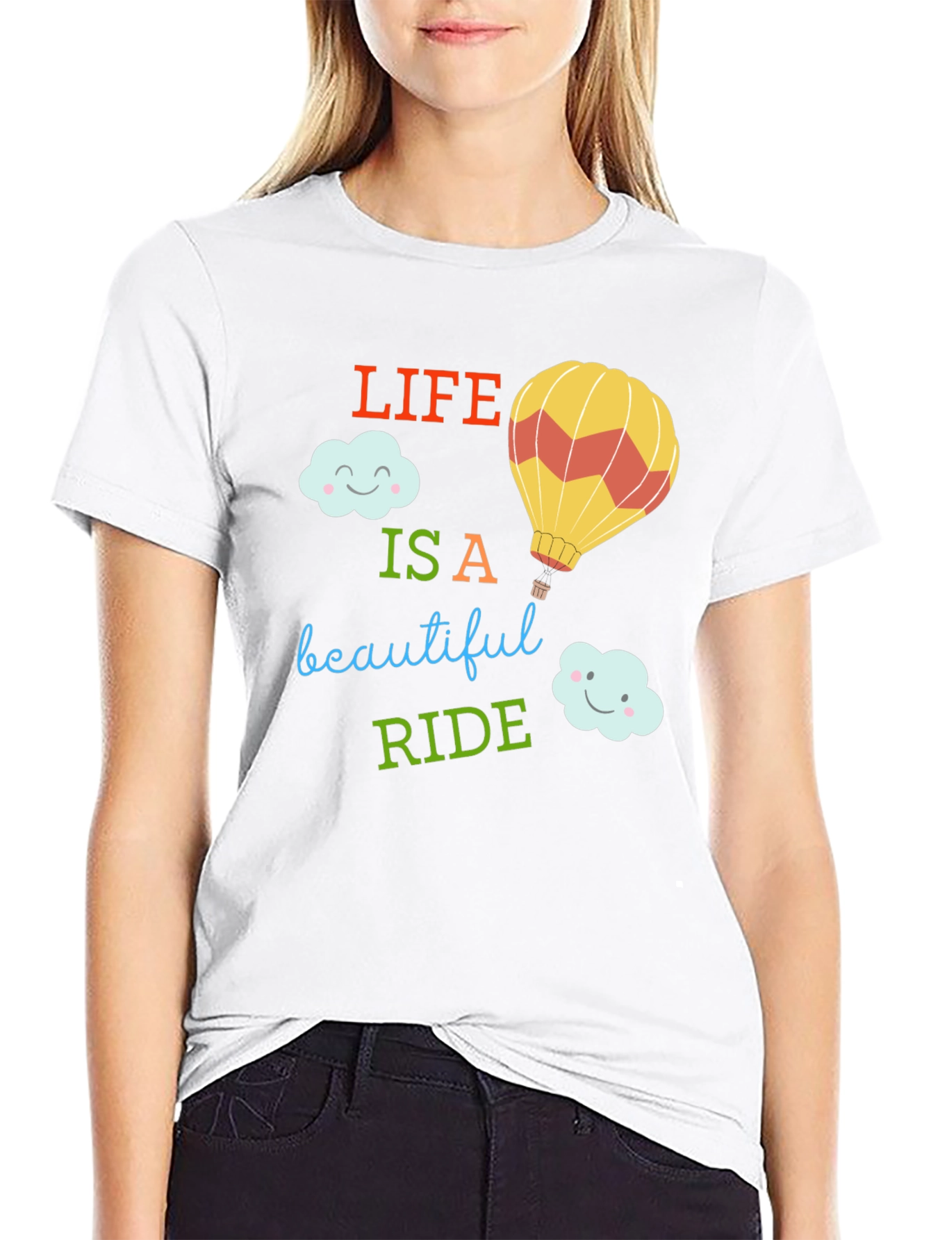 Camiseta Negra: La Vida es un Hermoso Viaje