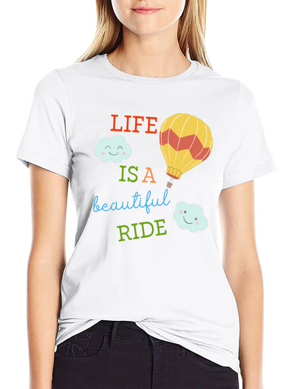 Camiseta Negra: La Vida es un Hermoso Viaje