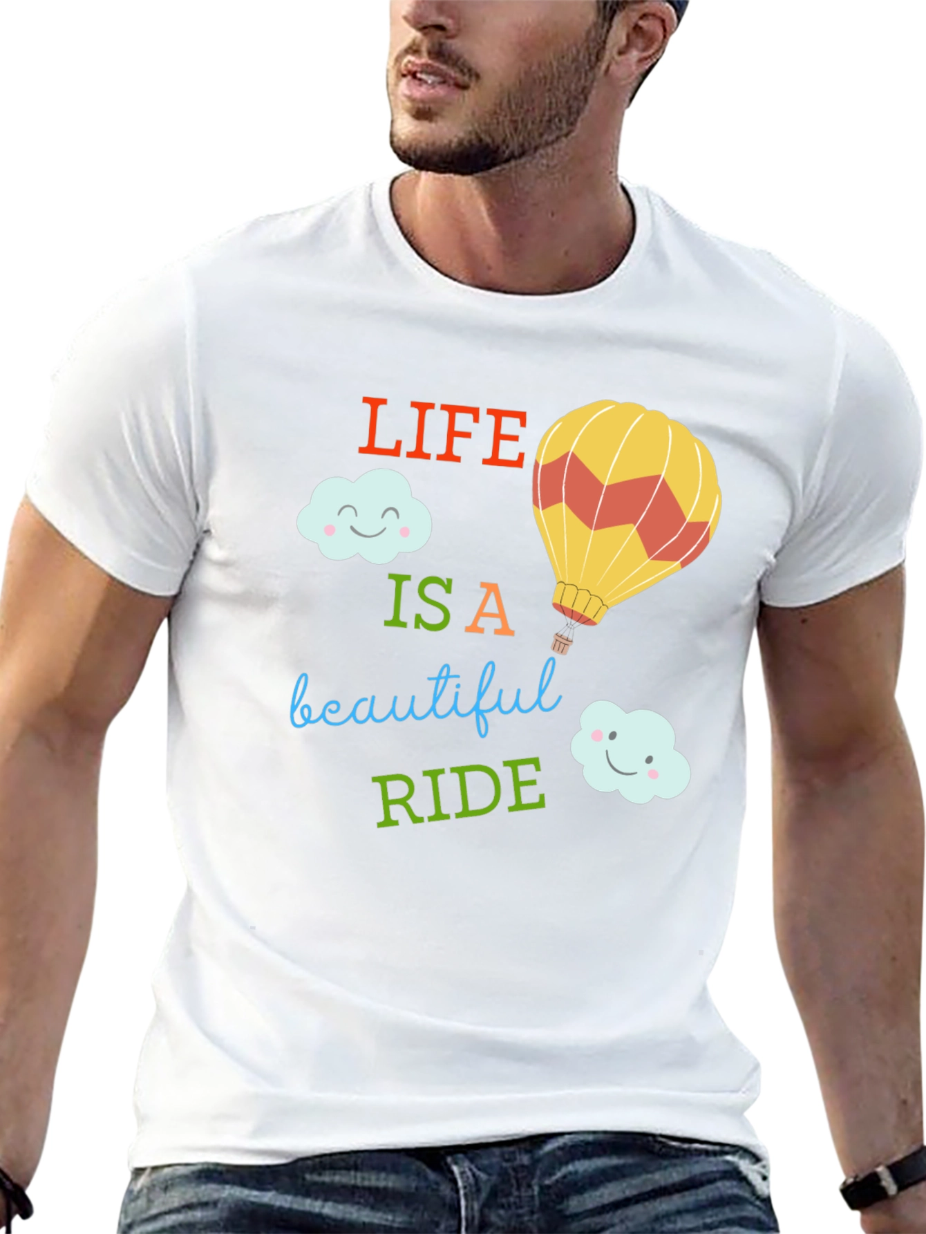 Camiseta Negra: La Vida es un Hermoso Viaje