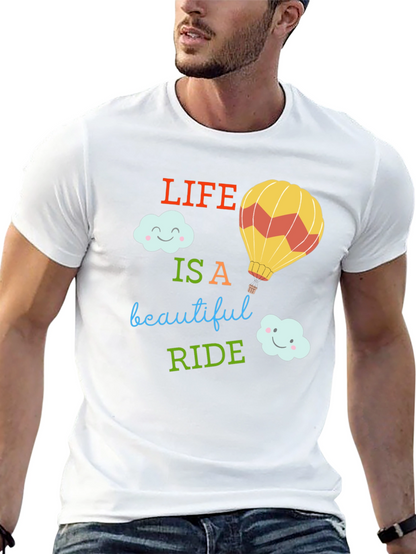Camiseta Negra: La Vida es un Hermoso Viaje