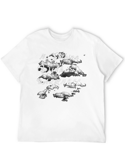 Camiseta Negra Sin Oscuridad No Hay Brillo