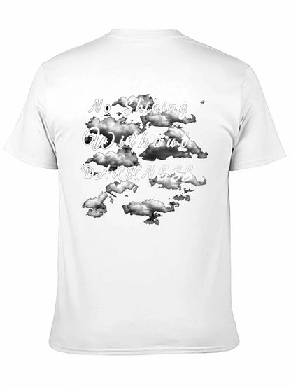 Camiseta Negra Sin Oscuridad No Hay Brillo
